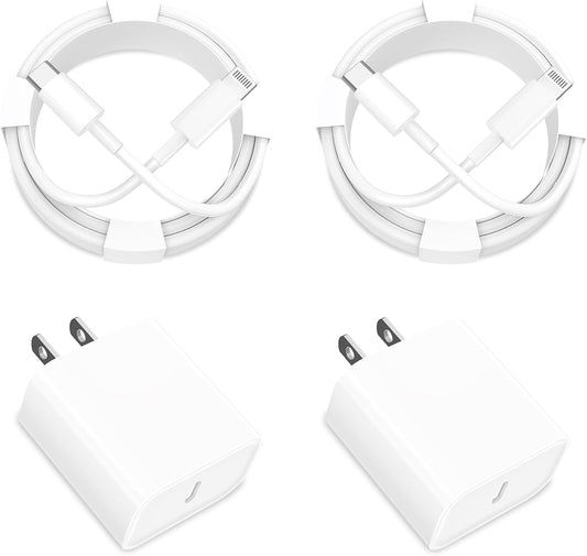 [Apple Mfi Certified] Iphone 14 Charger Fast Charging,  2Pack 20W 20W USB C Charger Dynamic Power Adapter Type C Wall Charger + 6FT Lightning Cord for Iphone 14 13 12 11 Pro Max XS XR X SE Ipad
